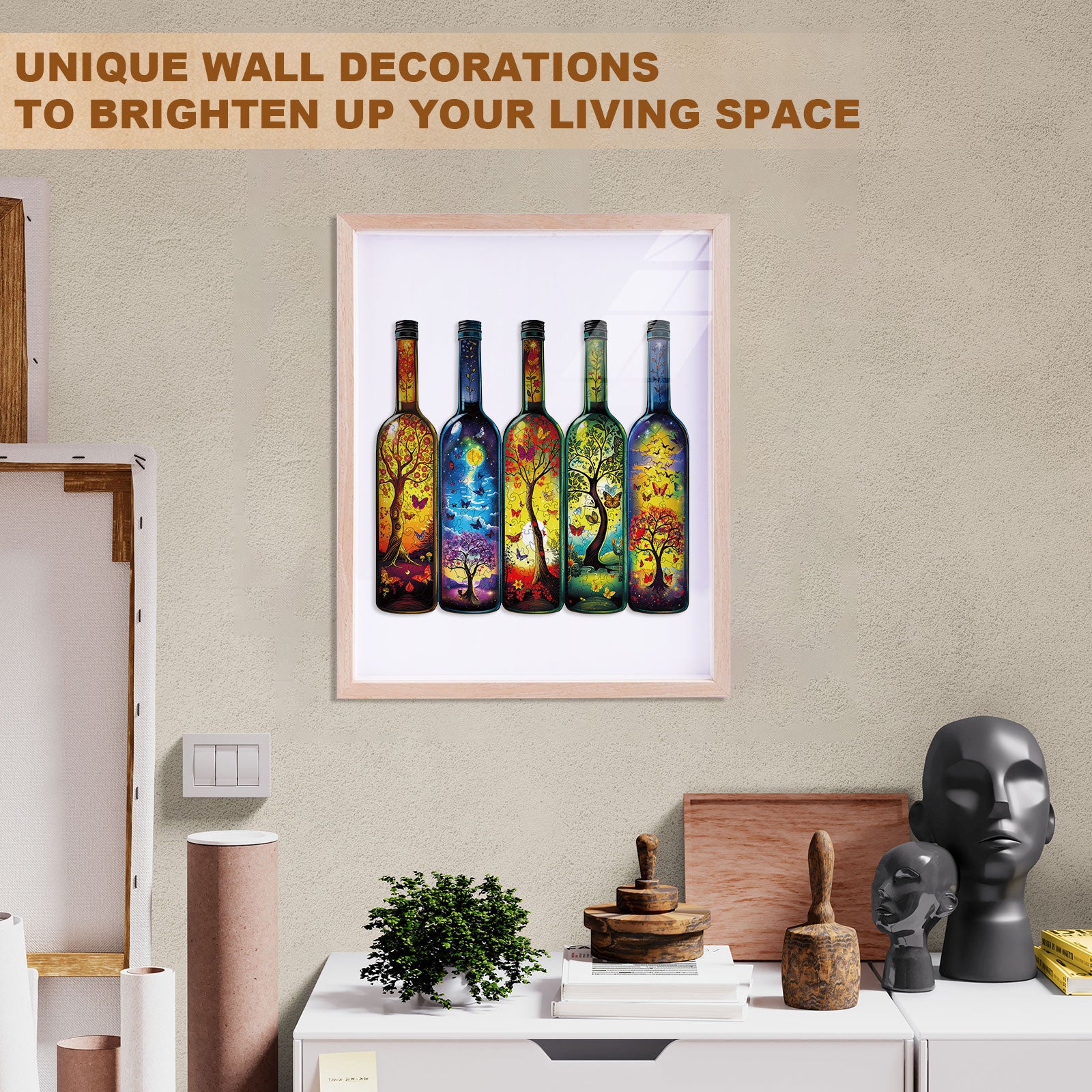 Bottle of Life Wooden Jigsaw Puzzle