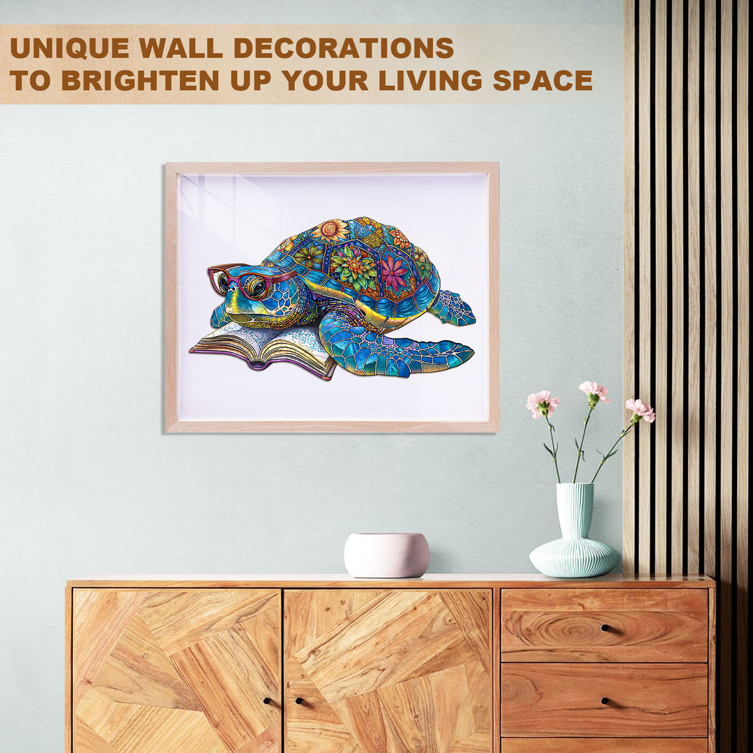 Reading The Ocean Wooden Jigsaw Puzzle