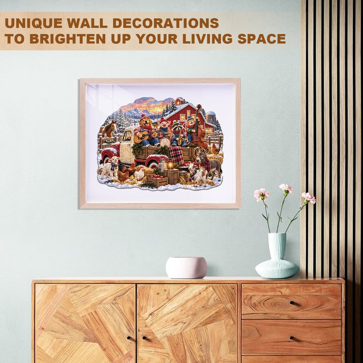 Winter Melody Wooden Jigsaw Puzzle