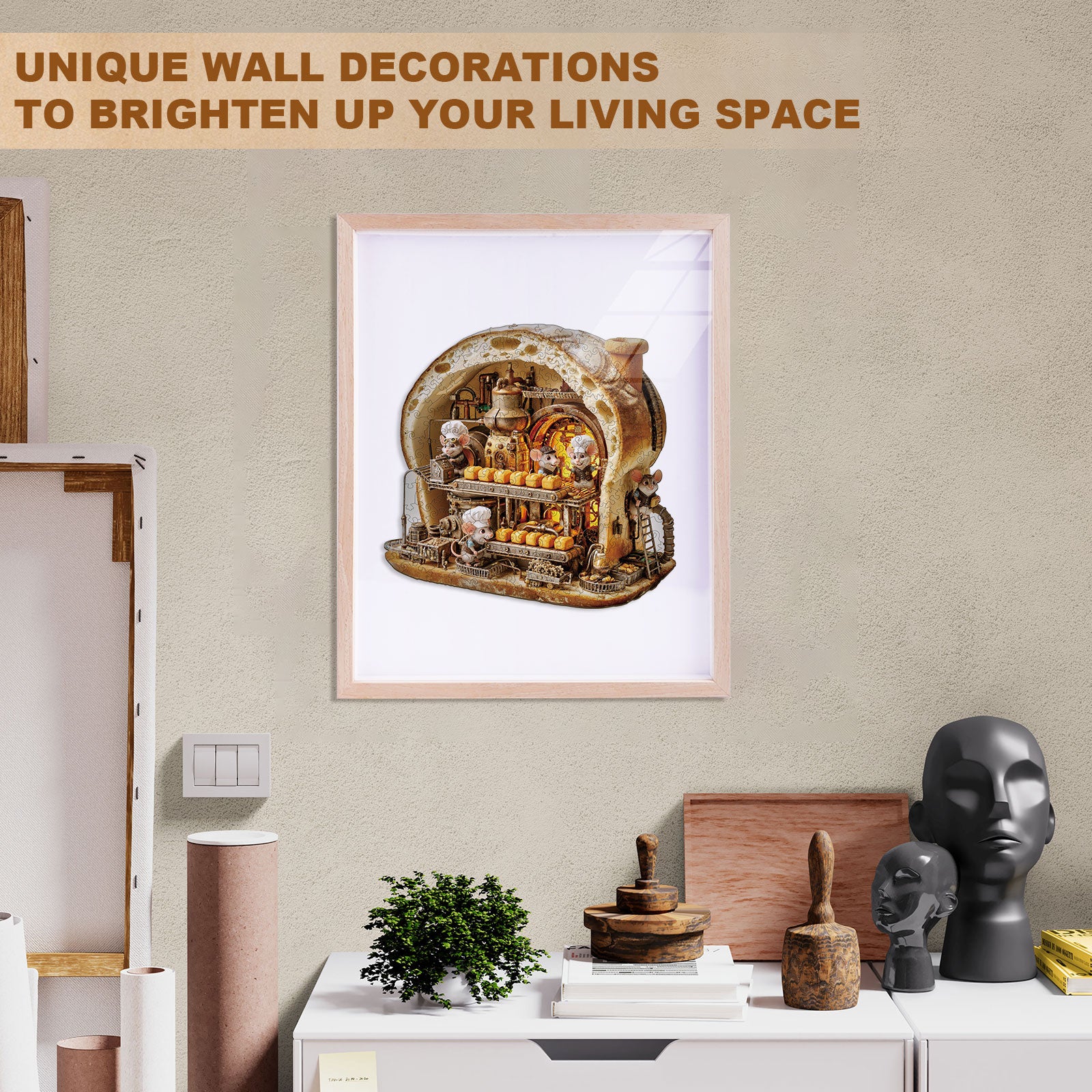 Mouse Bakery Wooden Jigsaw Puzzle