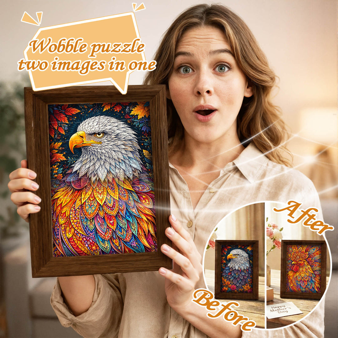 The Eagle Within - Morphing Lenticular Puzzle