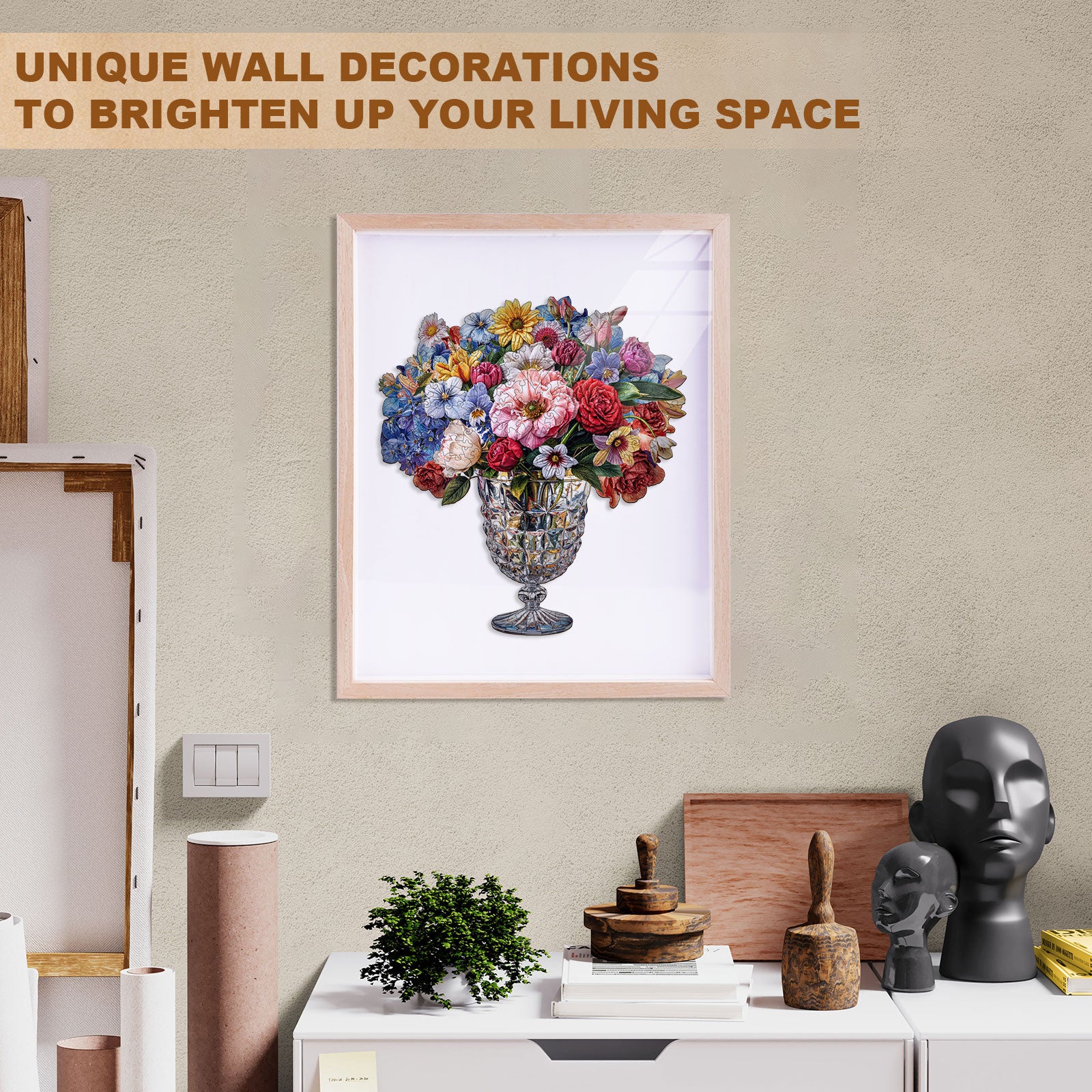 Goblet Bouquet Wooden Jigsaw Puzzle