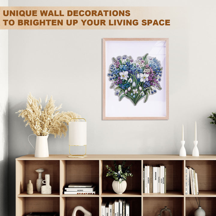 Secret Words of Spring Wooden Jigsaw Puzzle