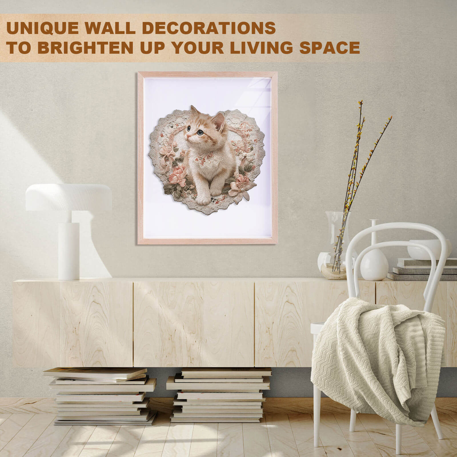 Lace Whispers Wooden Jigsaw Puzzle