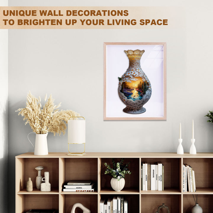 Woven Scenery Wooden Jigsaw Puzzle