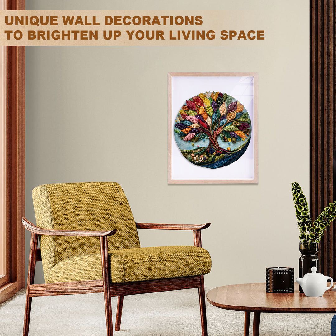 Fibrous life tree Wooden Jigsaw Puzzle