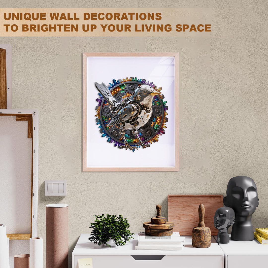 Crystal Mechbird Wooden Jigsaw Puzzle