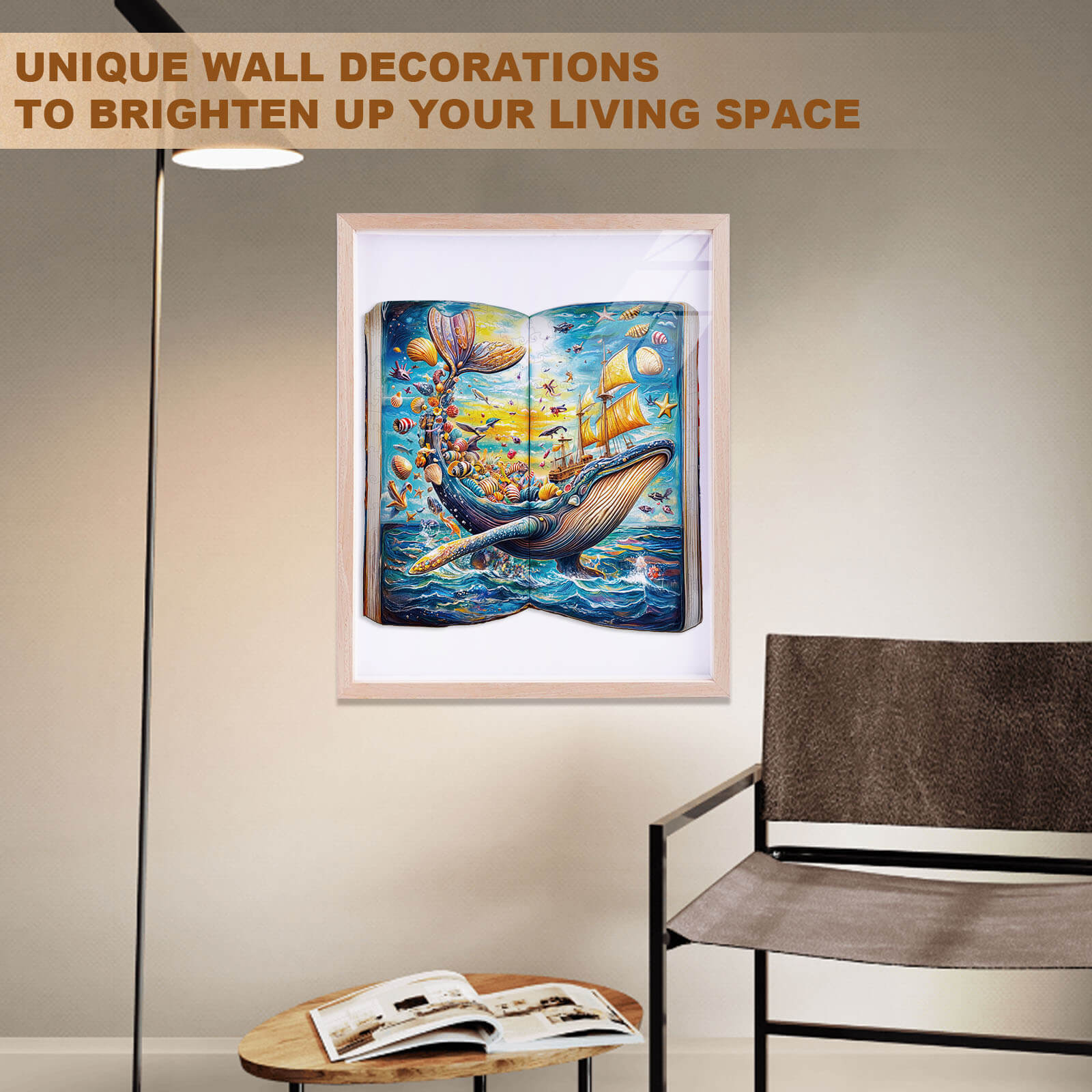 Whale Story-2 Wooden Jigsaw Puzzle