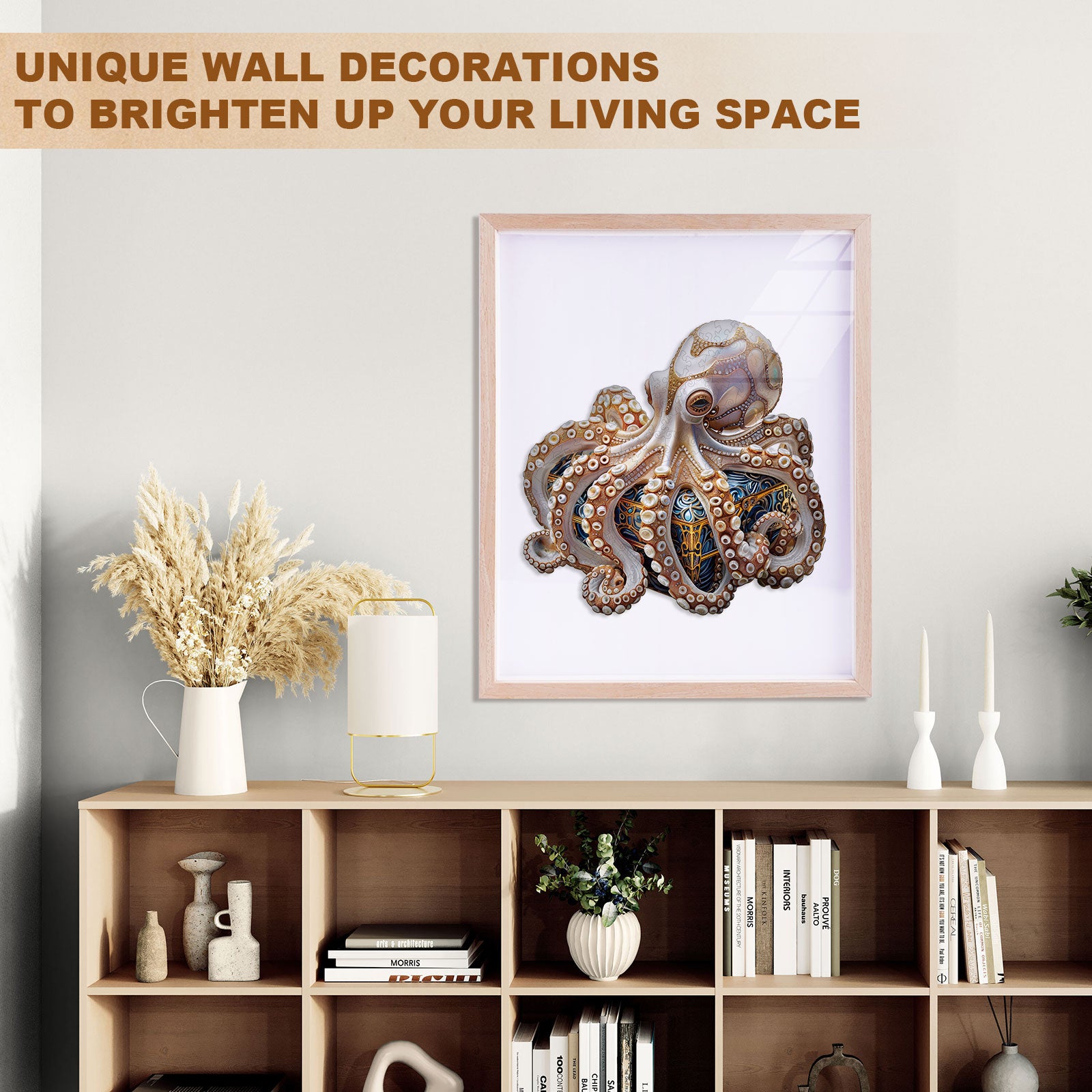 Tentacle Master Wooden Jigsaw Puzzle