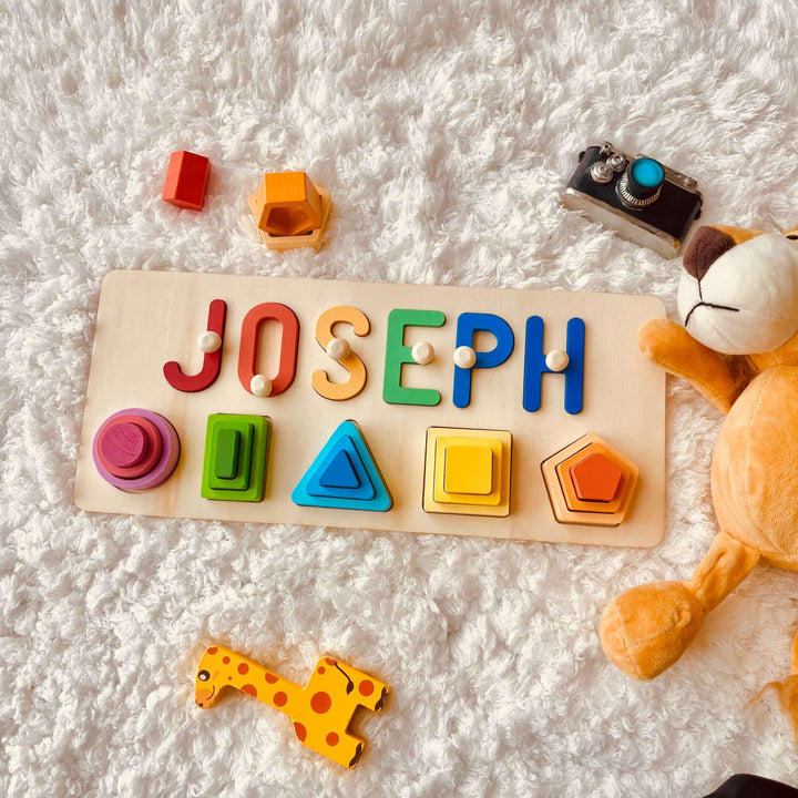 Personalized Wooden Baby Name Stacking Toy