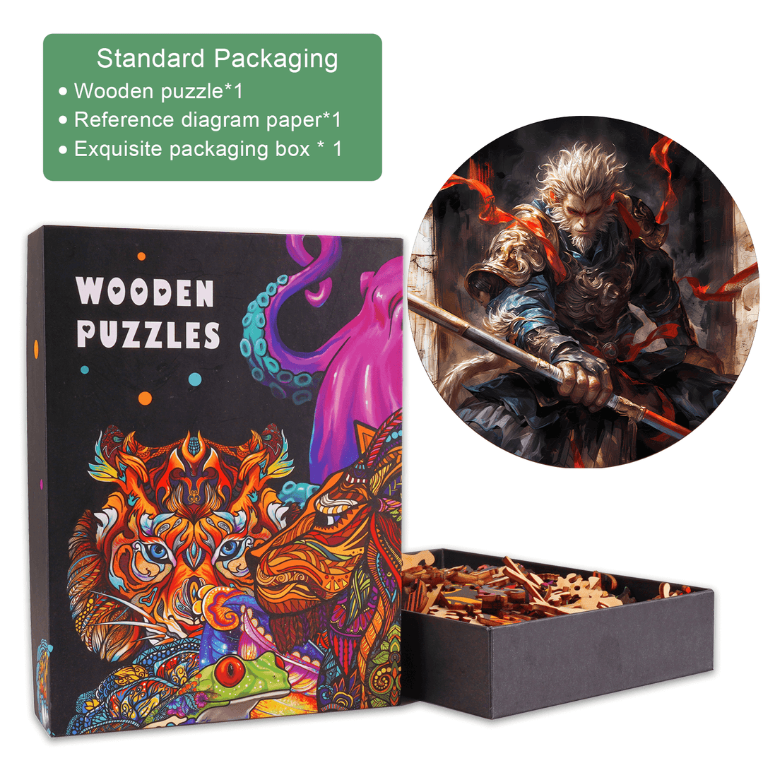 Puzzle en bois d'Halloween