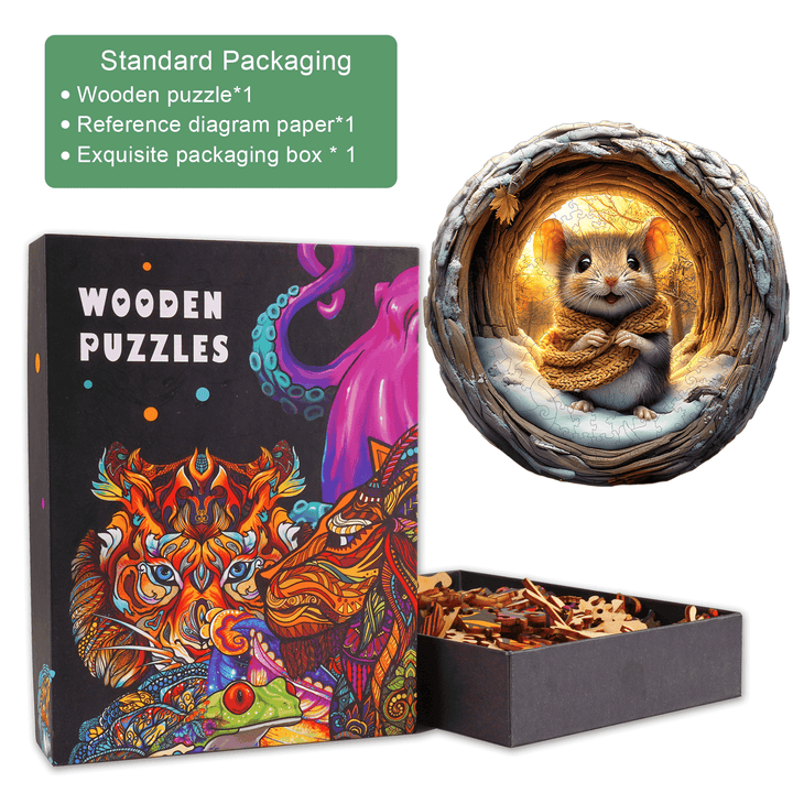 Puzzle en bois du monde fantastique 3D