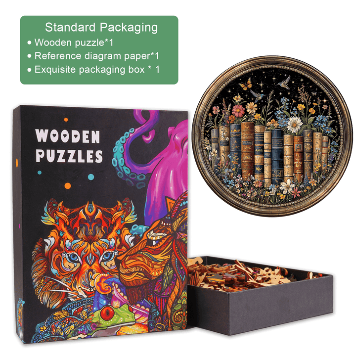 Flower of Wisdom Wooden Jigsaw Puzzle