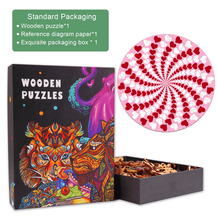 Puzzle en bois Dragon bijou