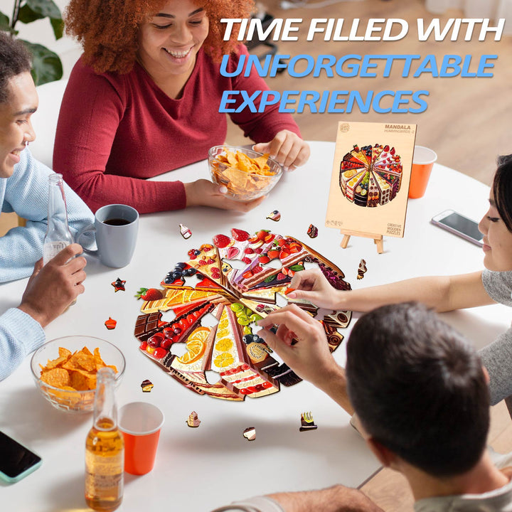 Delicious Cake Wooden Jigsaw Puzzle