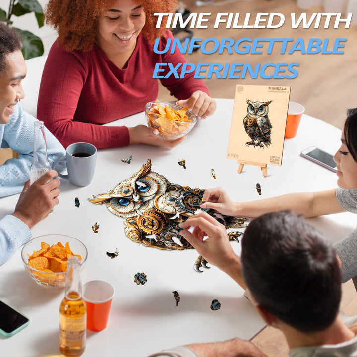Mechanical Owl Wooden Jigsaw Puzzle