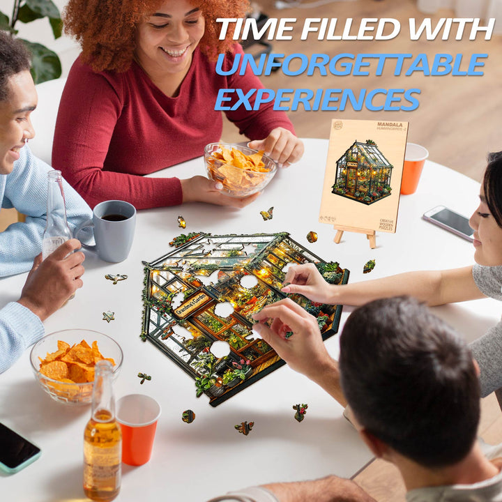 Grandma's Garden Wooden Jigsaw Puzzle