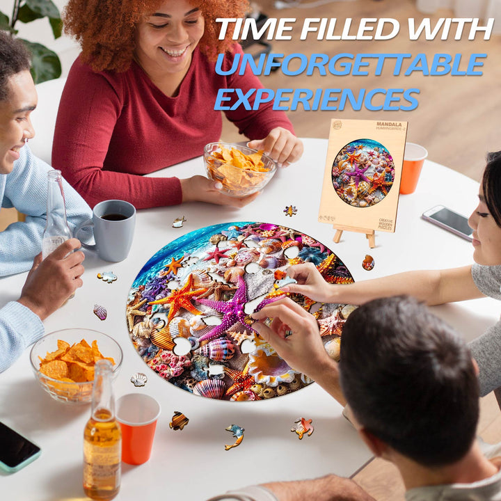 Puzzle en bois étoile de mer