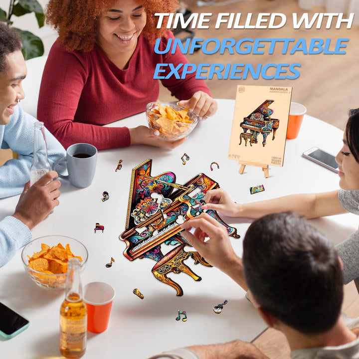 Rompecabezas de Madera de Piano Táctil