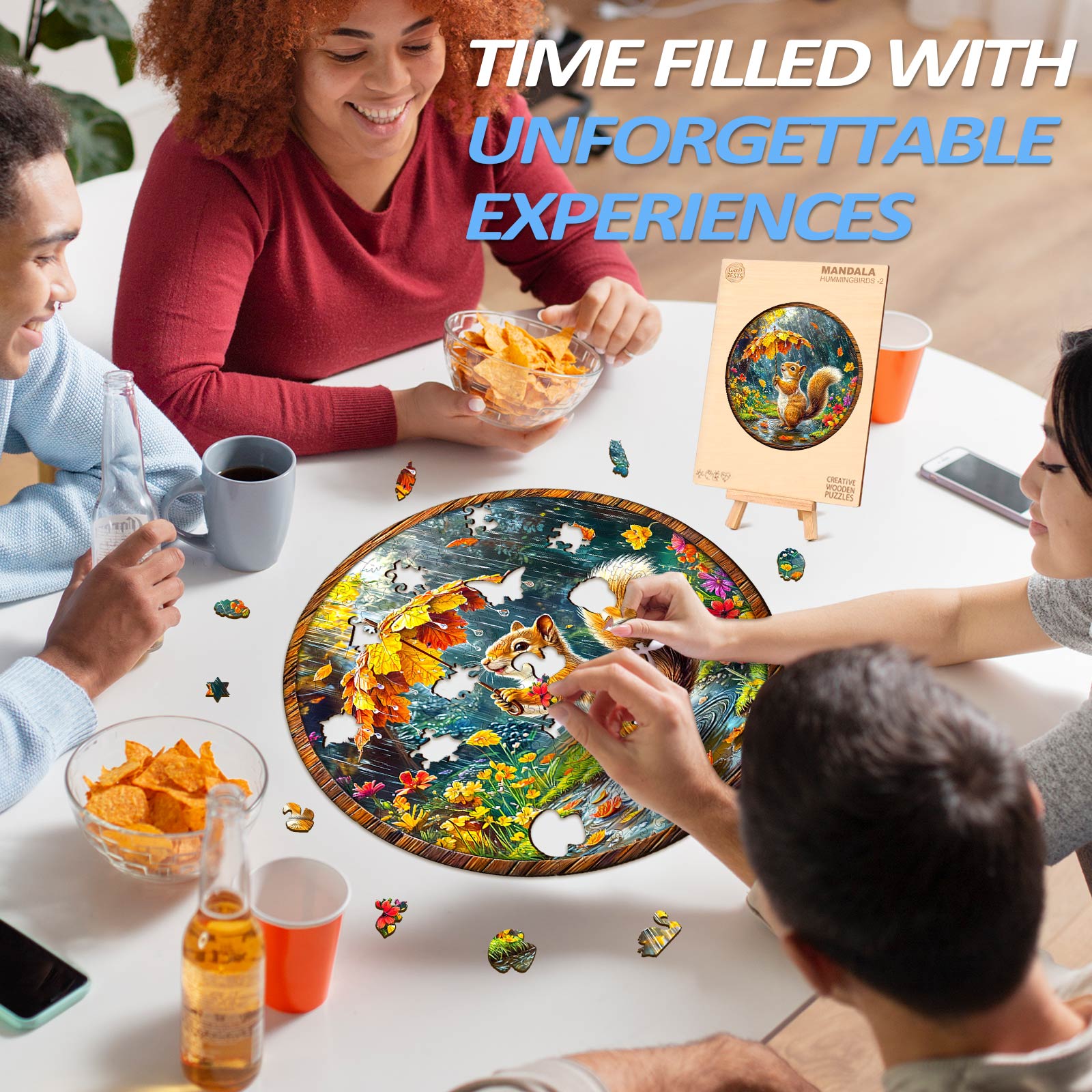 Squirrel Dreams Wooden Jigsaw Puzzle