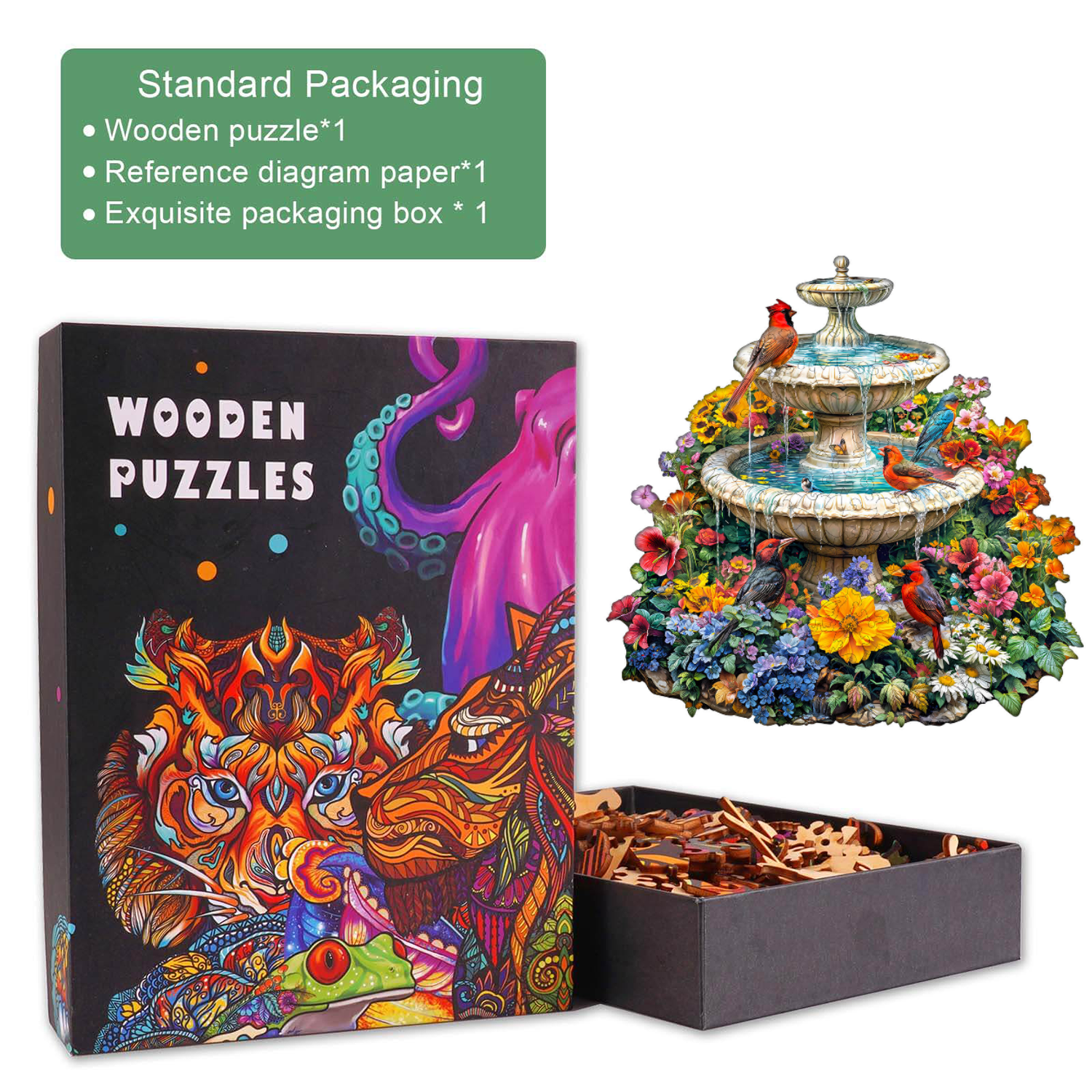 Puzzle en bois Garden Melody