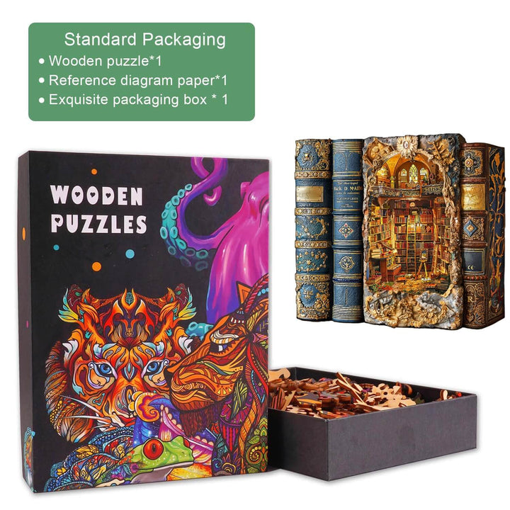 StoryRealm Tome Wooden Jigsaw Puzzle