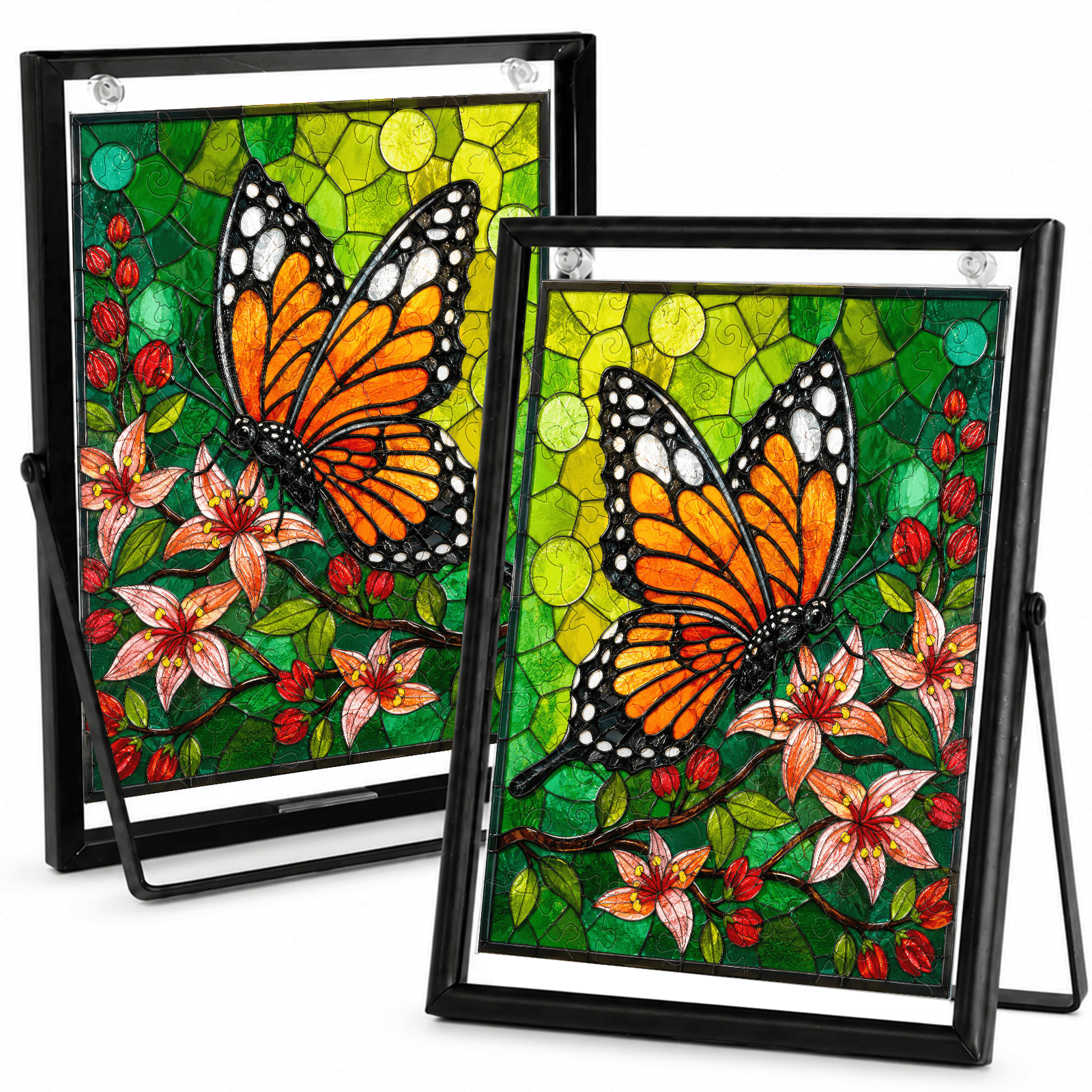 Acrylic Puzzle Art Piece - Golden Butterfly