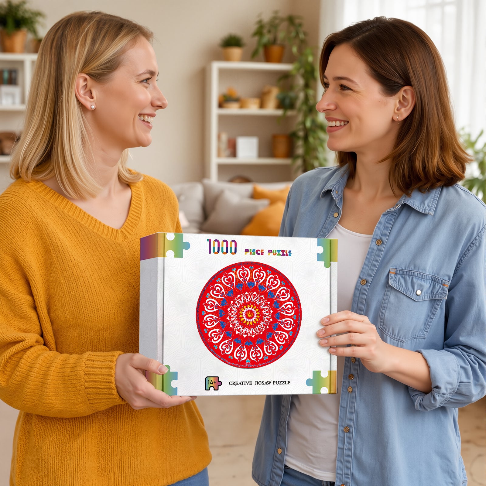 “Xi: Imperial Seal” – 1000-Piece Round Art Puzzle by Yuxi Zhang