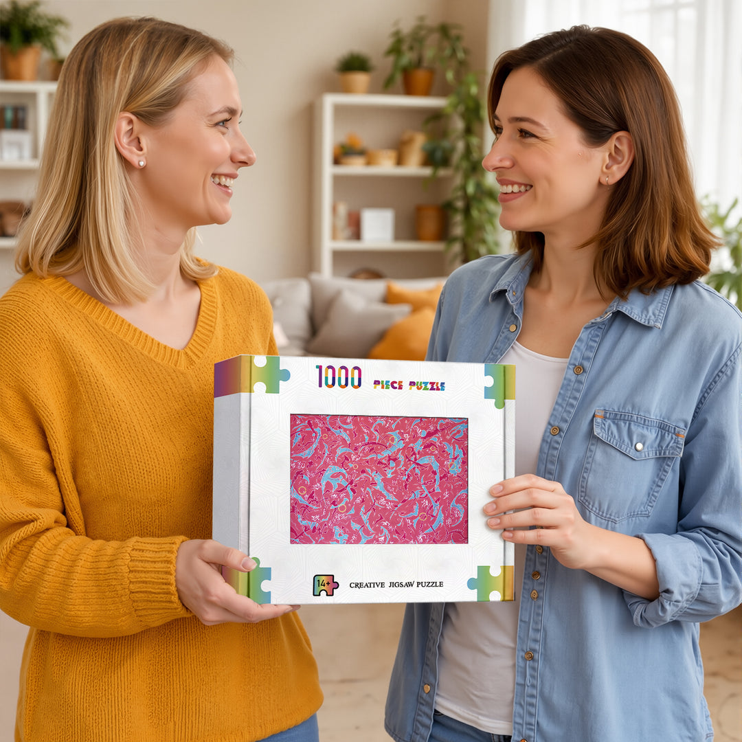 Puzzle artistique de 1000 pièces « La Chronique de la Vérité »