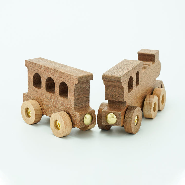 Custom Wooden Name Train Set