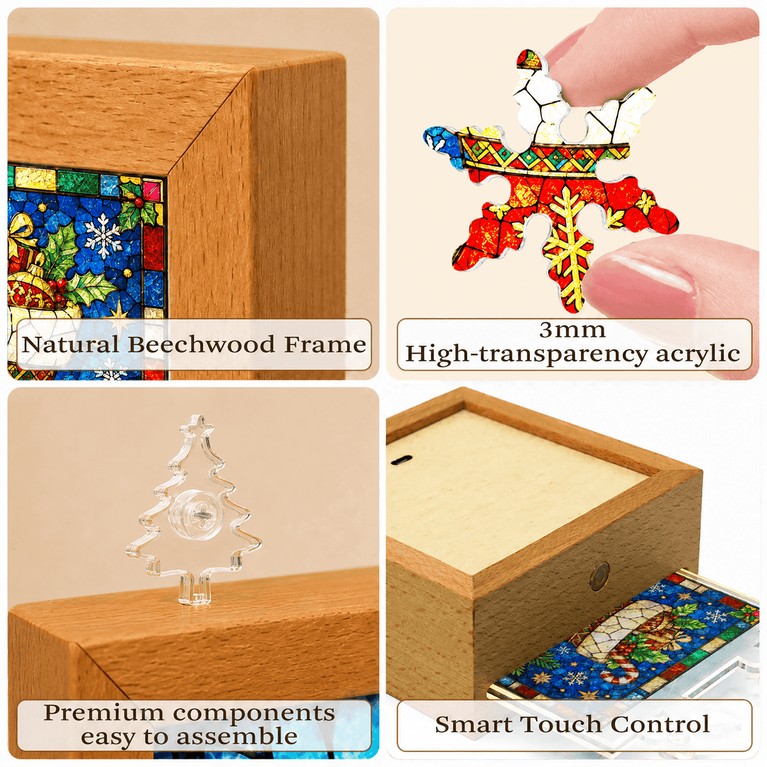 Acrylic Puzzle Night Light - Candy Baby