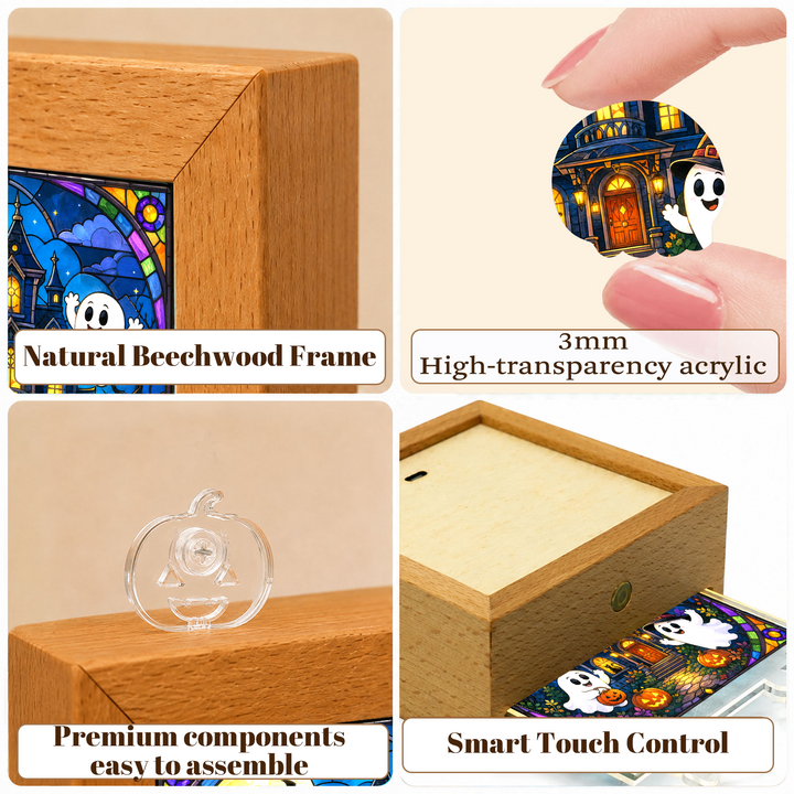 Acrylic Puzzle Night Light - Haunted House