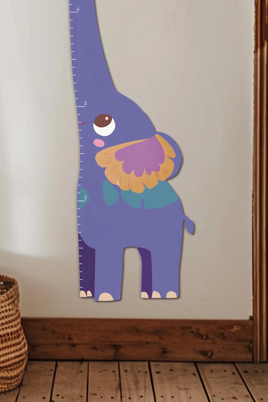 Personalized Wooden Elephant Growth Chart Ruler Clearance Sale