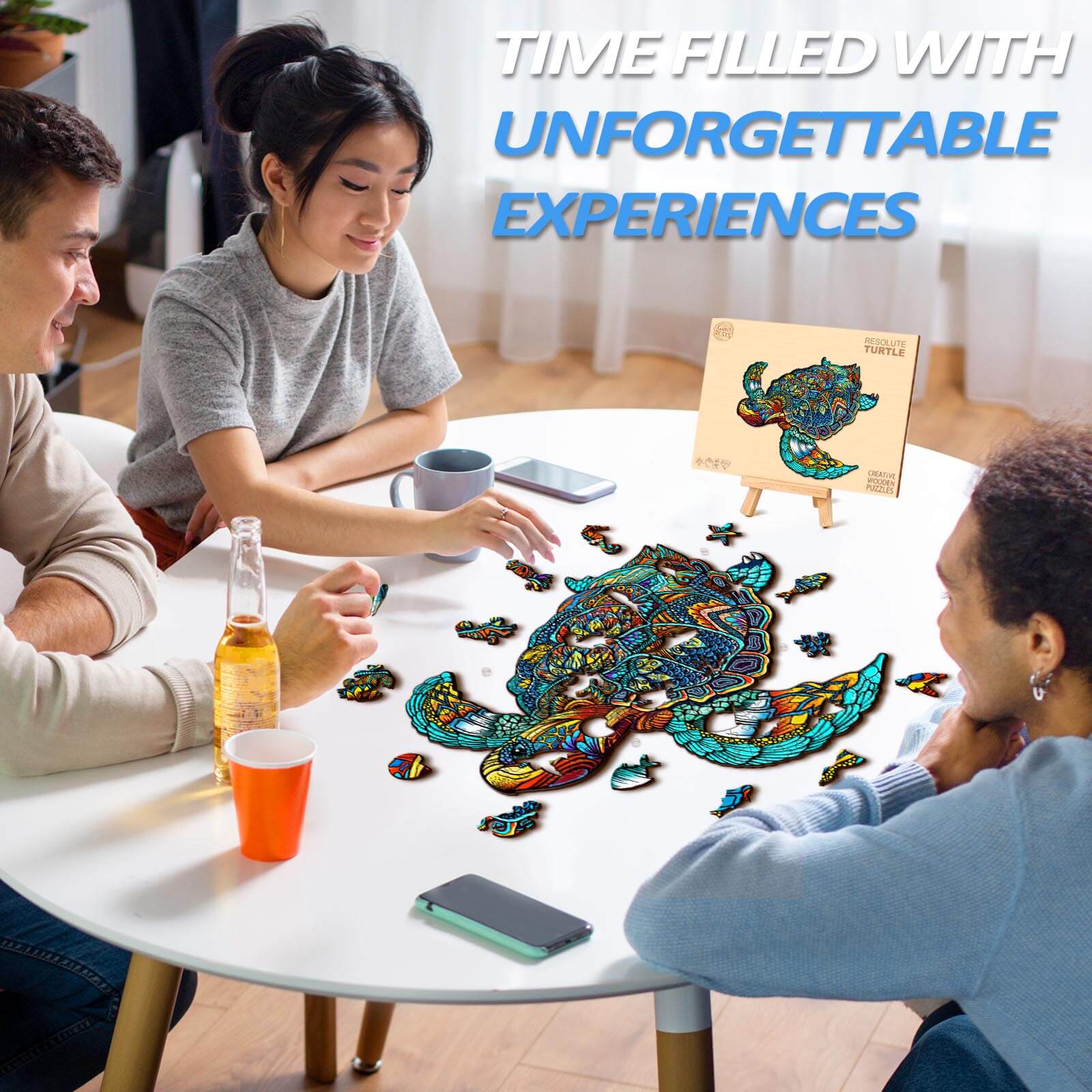 Resolute Turtle Wooden Jigsaw Puzzle