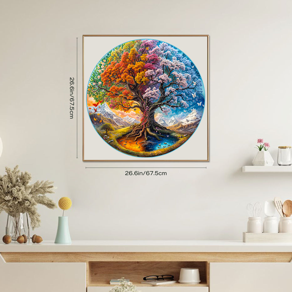 Seasonal Tree of Life-1 1000 Piece Puzzle