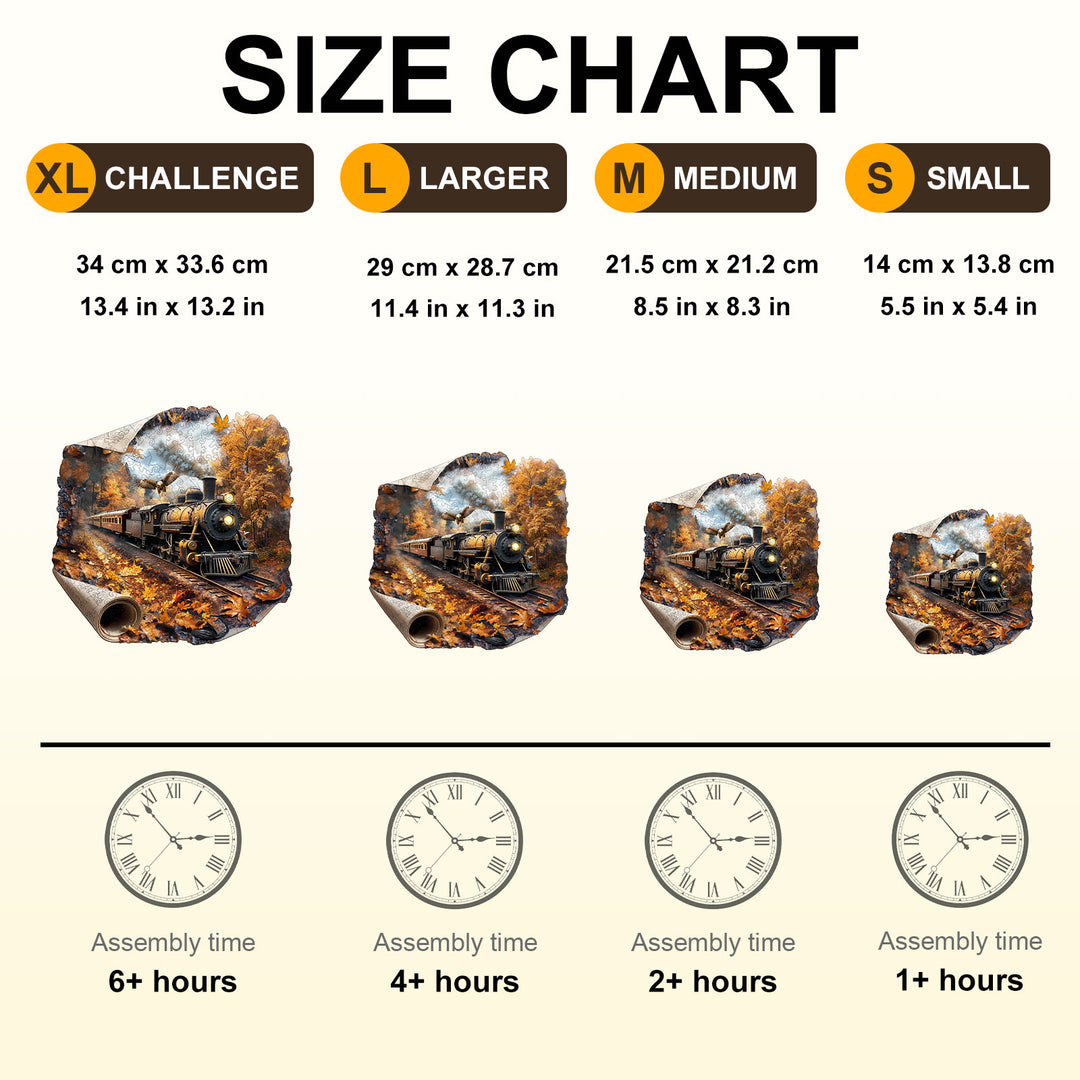 Journey of Autumn Wooden Jigsaw Puzzle