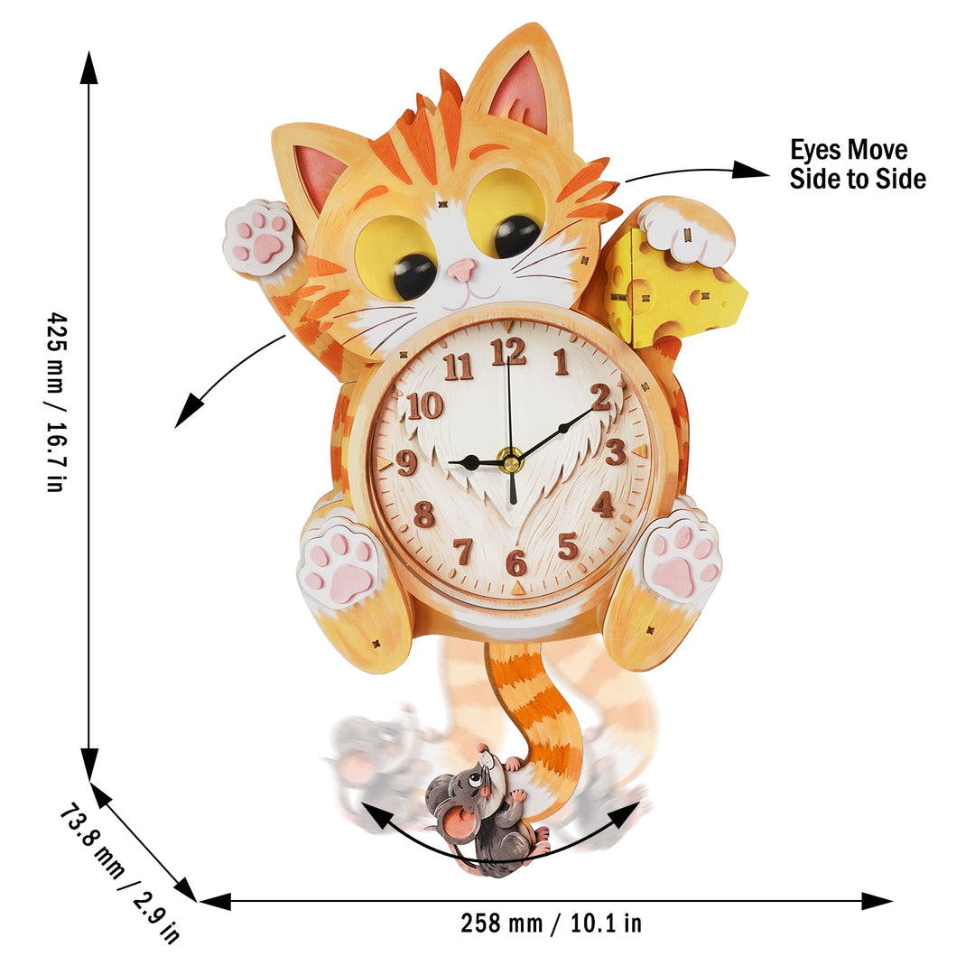 Meeresschildkröte – Stündlicher Glockenschlag DIY Holz-Uhr, 3D Puzzle-Bastelset