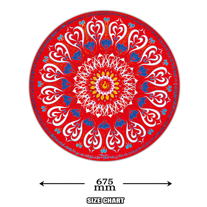 “Xi: Imperial Seal” – 1000-Piece Round Art Puzzle by Yuxi Zhang