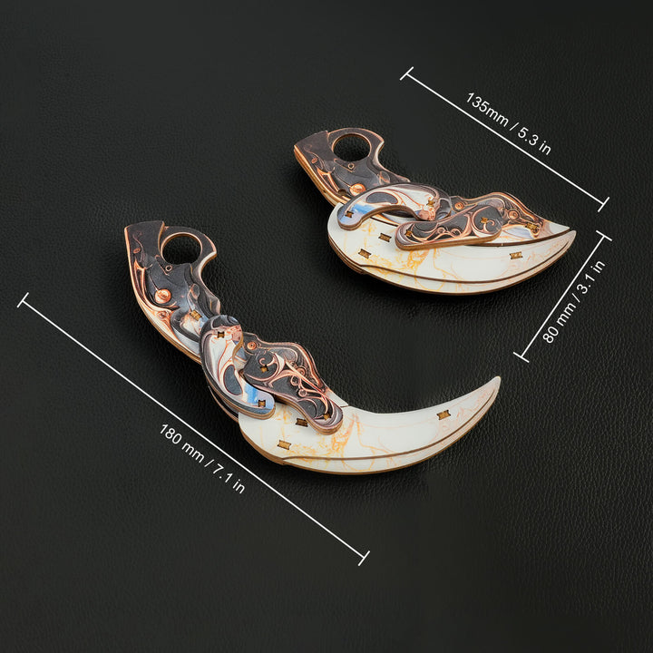 Gilded Claw – DIY 3D Knife Prop Kit