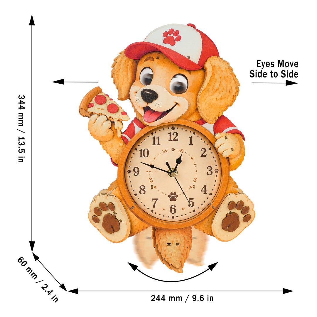 Pegasus – DIY Holz-Uhr, 3D Puzzle-Bastelset