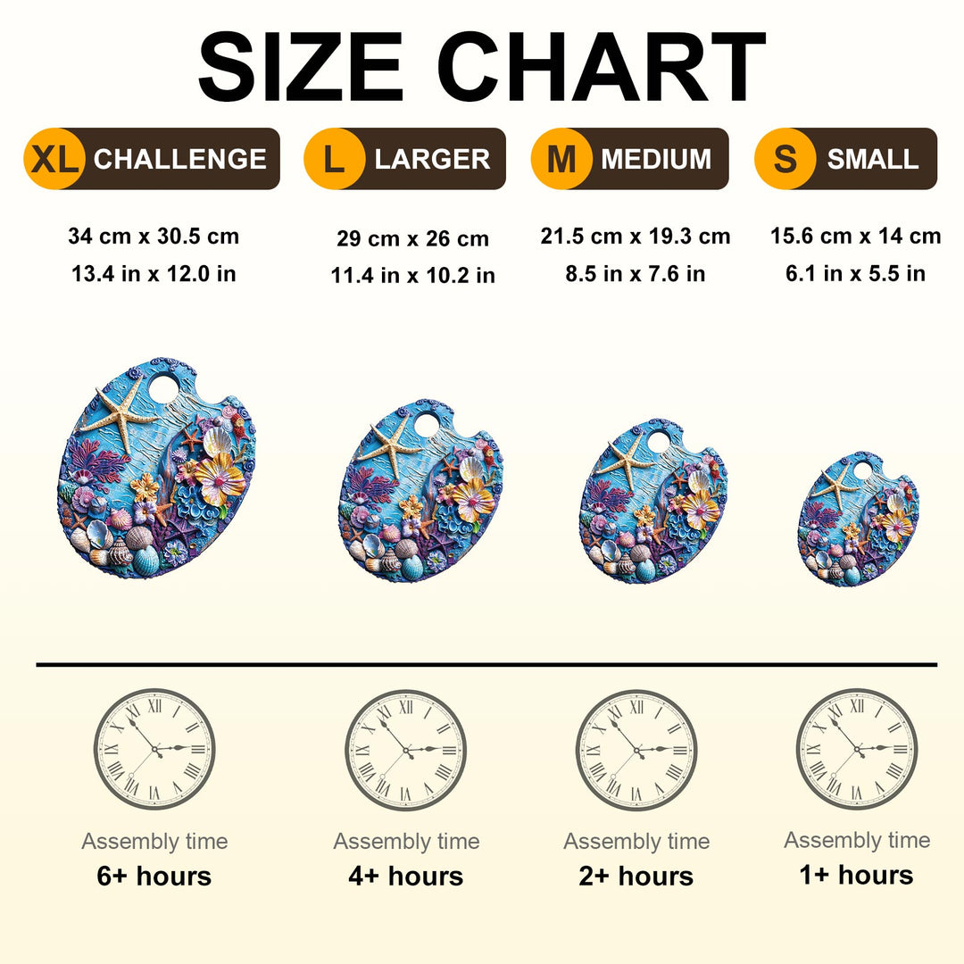 Blue Memory Wooden Jigsaw Puzzle