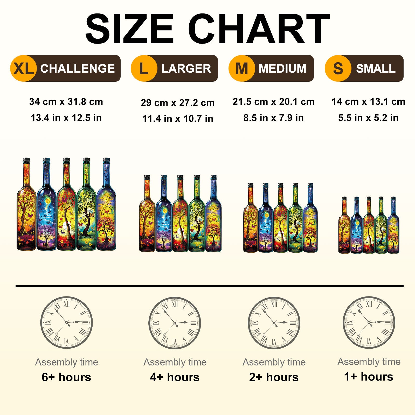 Bottle of Life Wooden Jigsaw Puzzle