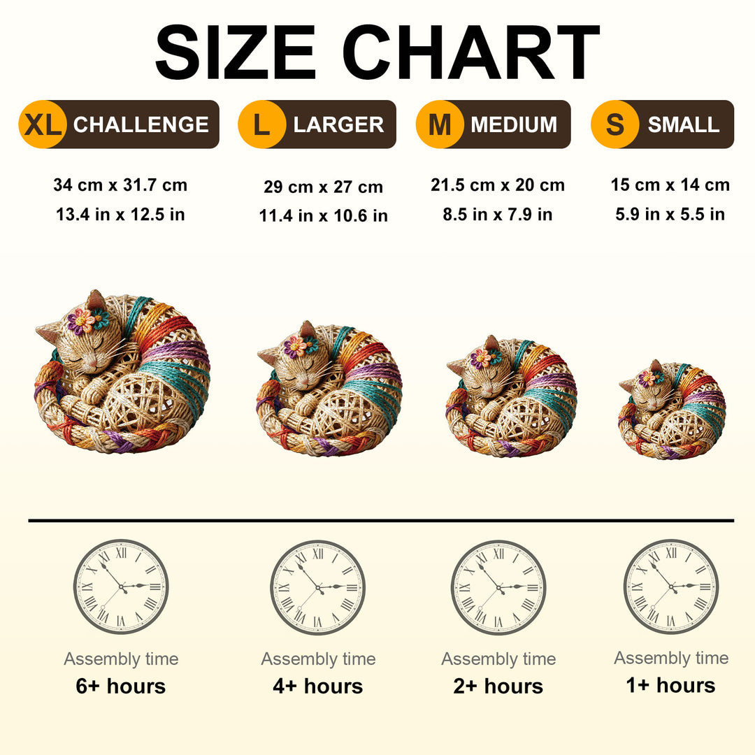 Twine Cat Wooden Jigsaw Puzzle