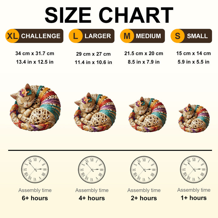 Twine Cat Wooden Jigsaw Puzzle