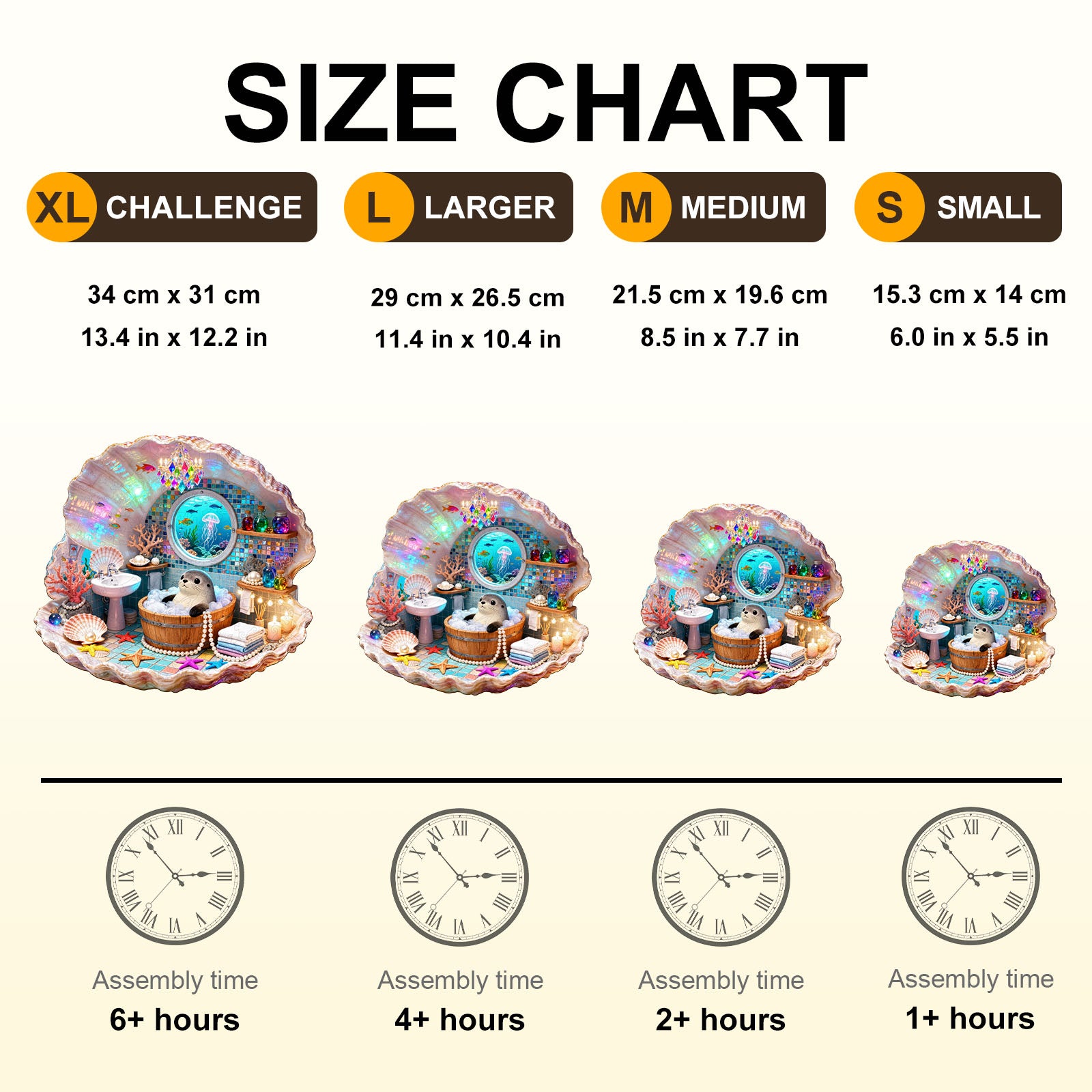 Bathing Seal Wooden Jigsaw Puzzle