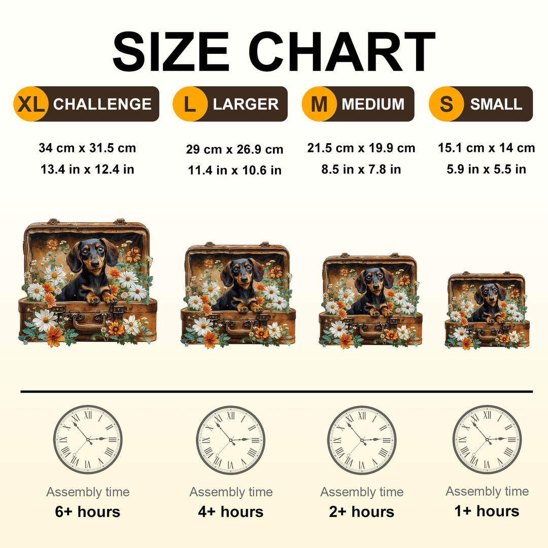 Puppy’s Adventure Wooden Jigsaw Puzzle