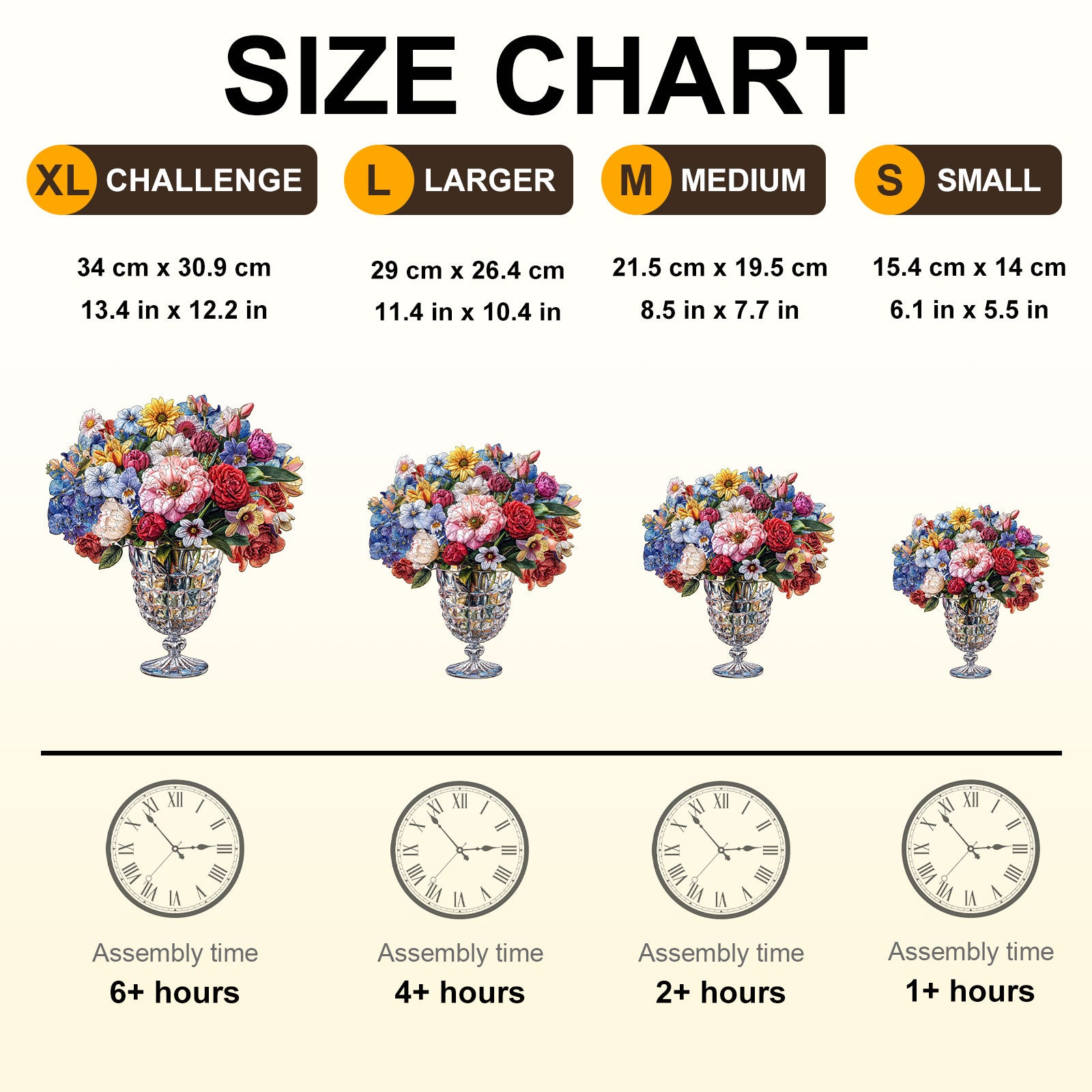 Goblet Bouquet Wooden Jigsaw Puzzle