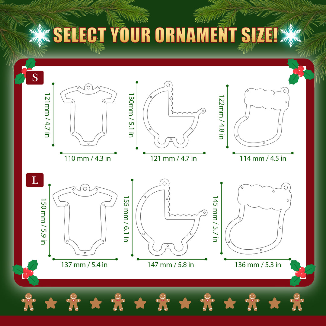 Christmas Baby Rocking Pendant Gift