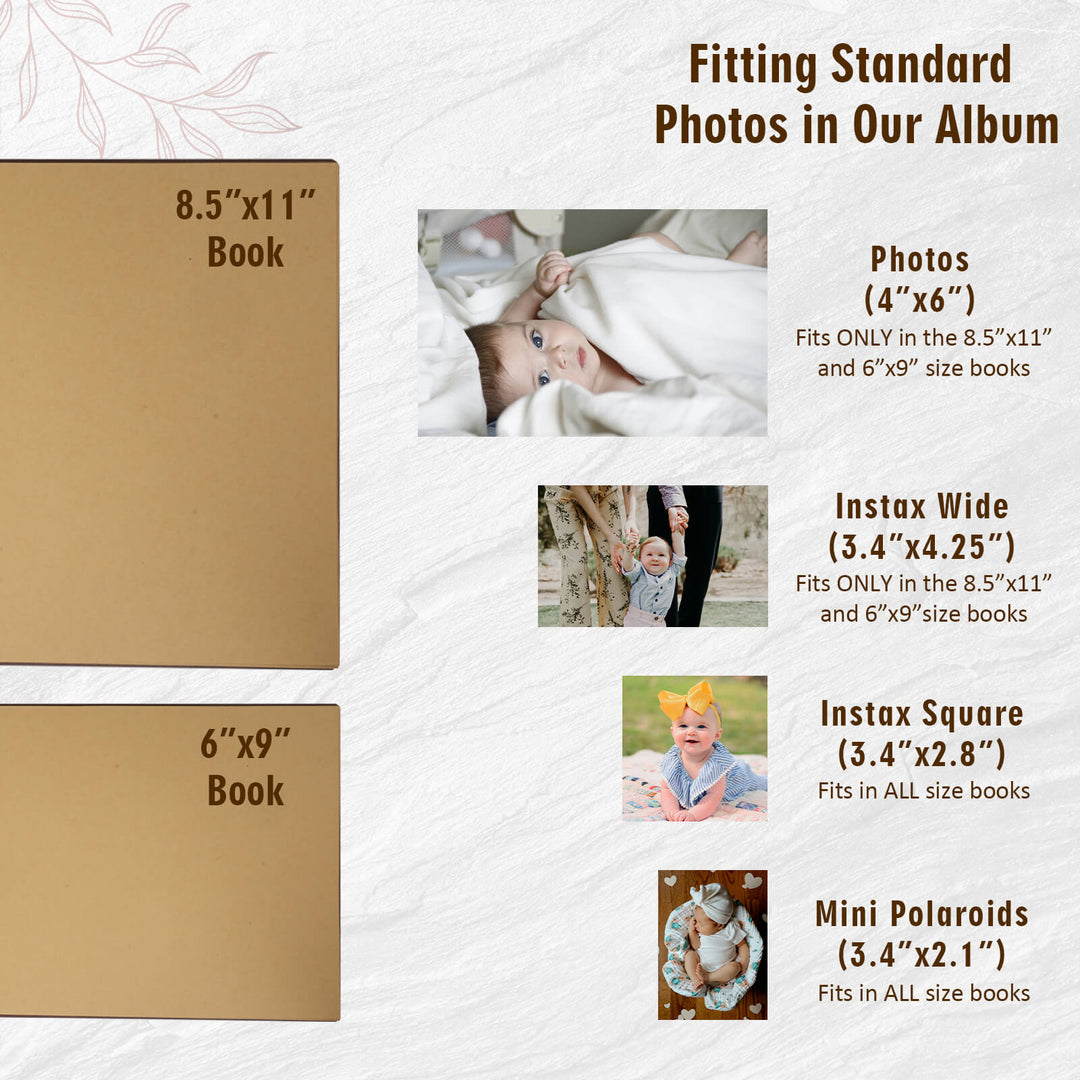 Personalized Baby Photo Album - Baby Keepsake Album