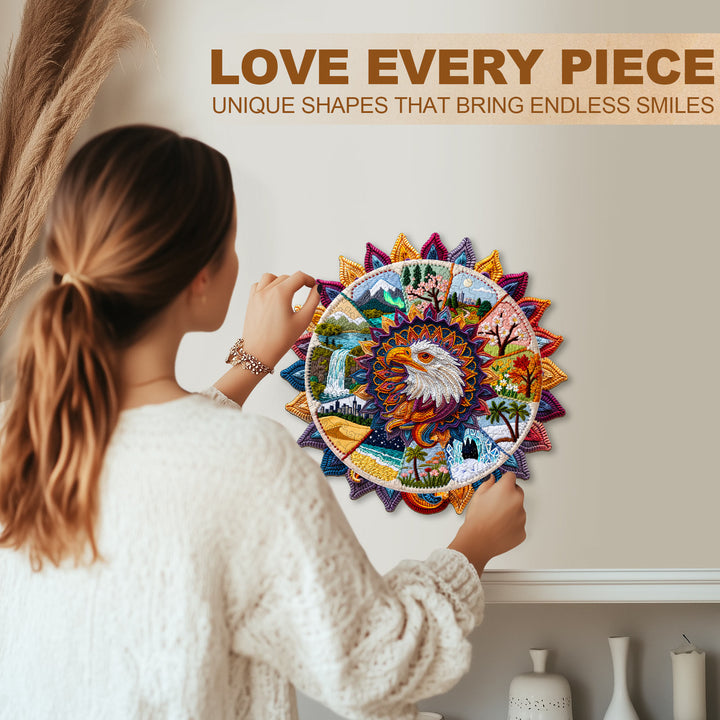Mandala World Wooden Jigsaw Puzzle